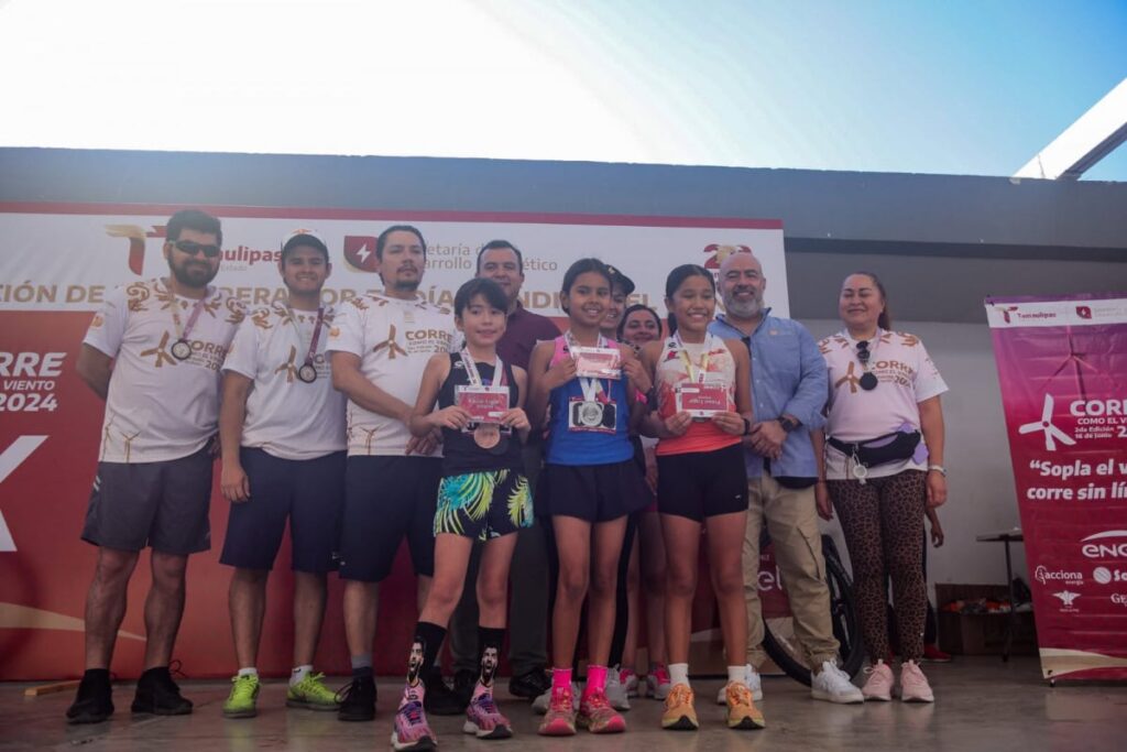 TODO UN ÉXITO LA SEGUNDA CARRERA “CORRE COMO EL VIENTO”