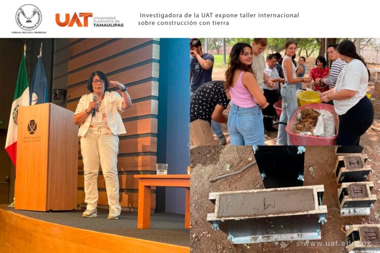 Investigadora de la UAT imparte taller internacional sobre construcción con tierra