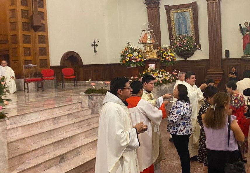 En Catedral llena y ante la Virgen de Zapopan celebran Cantamisa del sacerdote victorense Fray Juan Pablo Rodríguez Vargas