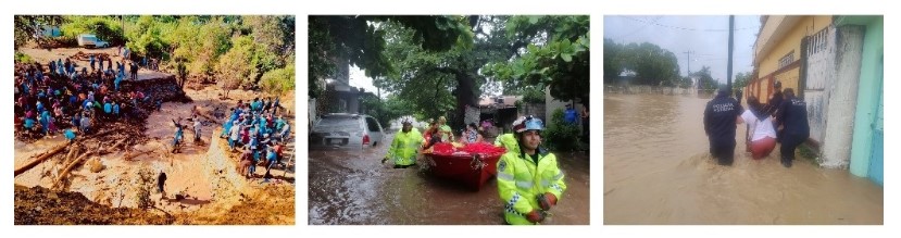 Lluvias dejan estragos en tres estados