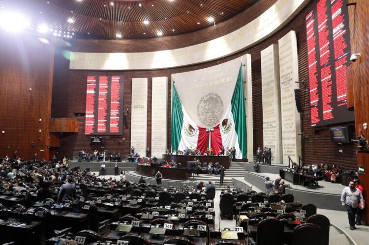 Cámara de Diputados de México aprobó reformas en materia de soberanía y tráfico ilegal de armas