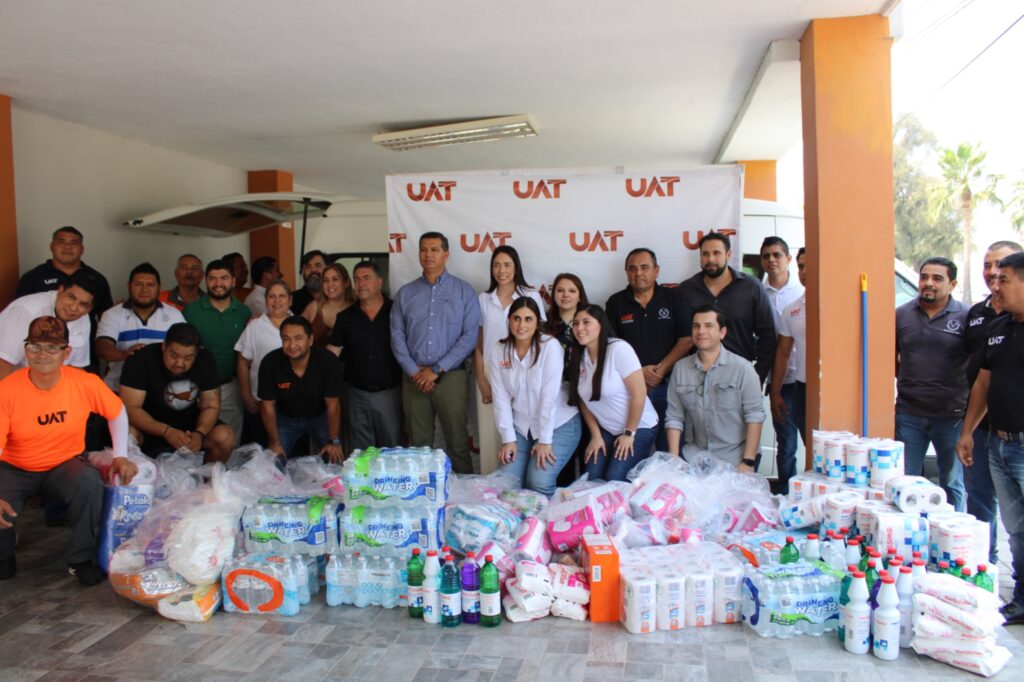 Envía la UAT víveres en apoyo a damnificados de Reynosa