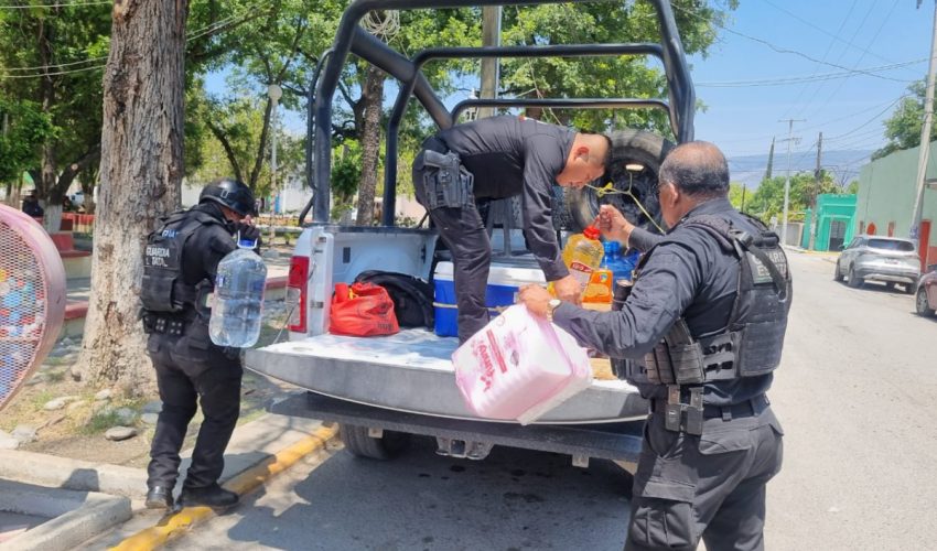 A través del Plan Tamaulipas se suma Guardia Estatal al combate del incendio forestal en la Biósfera El Cielo