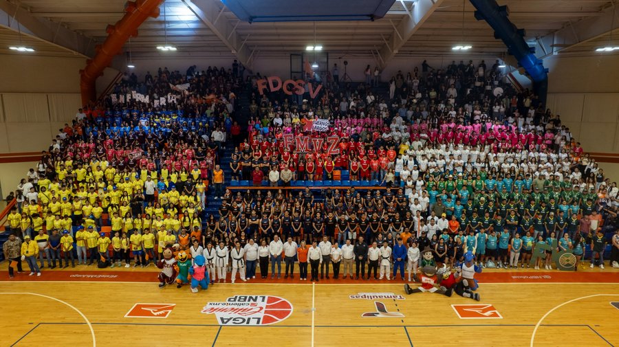 Inaugura rector de la UAT los Juegos Deportivos Interfacultades 2025