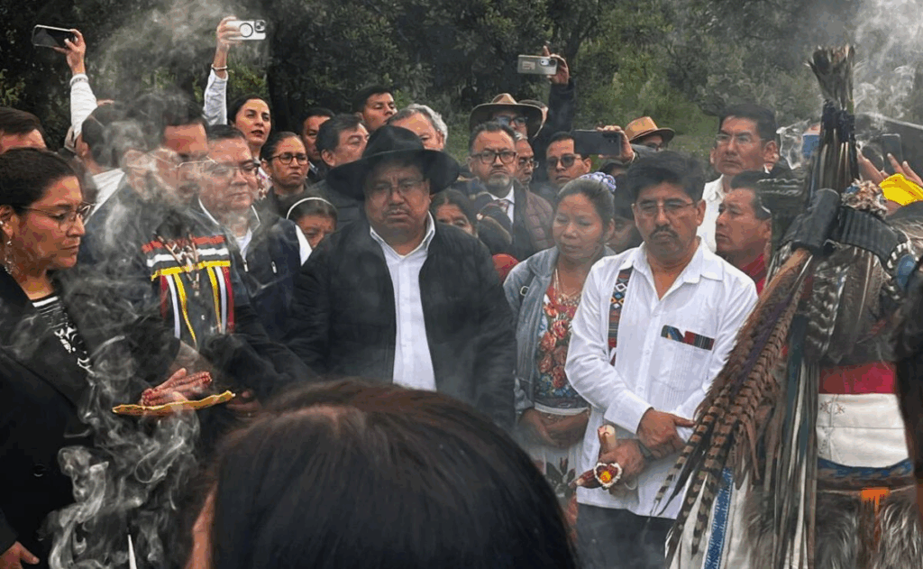 Comunidades indígenas consagran bastones de mando para nuevos ministros de la Corte