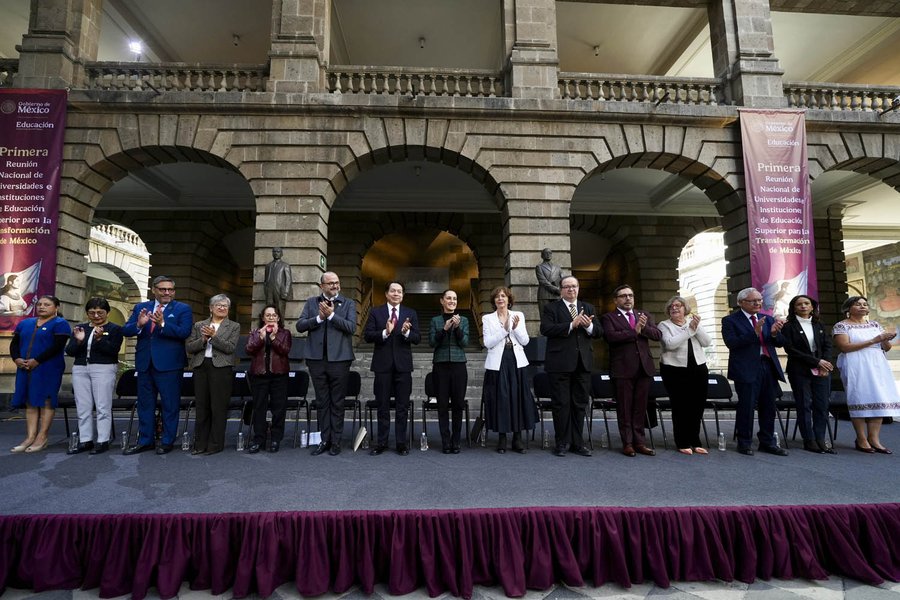 Rector de la UAT asiste a reunión de universidades con Claudia Sheinbaum