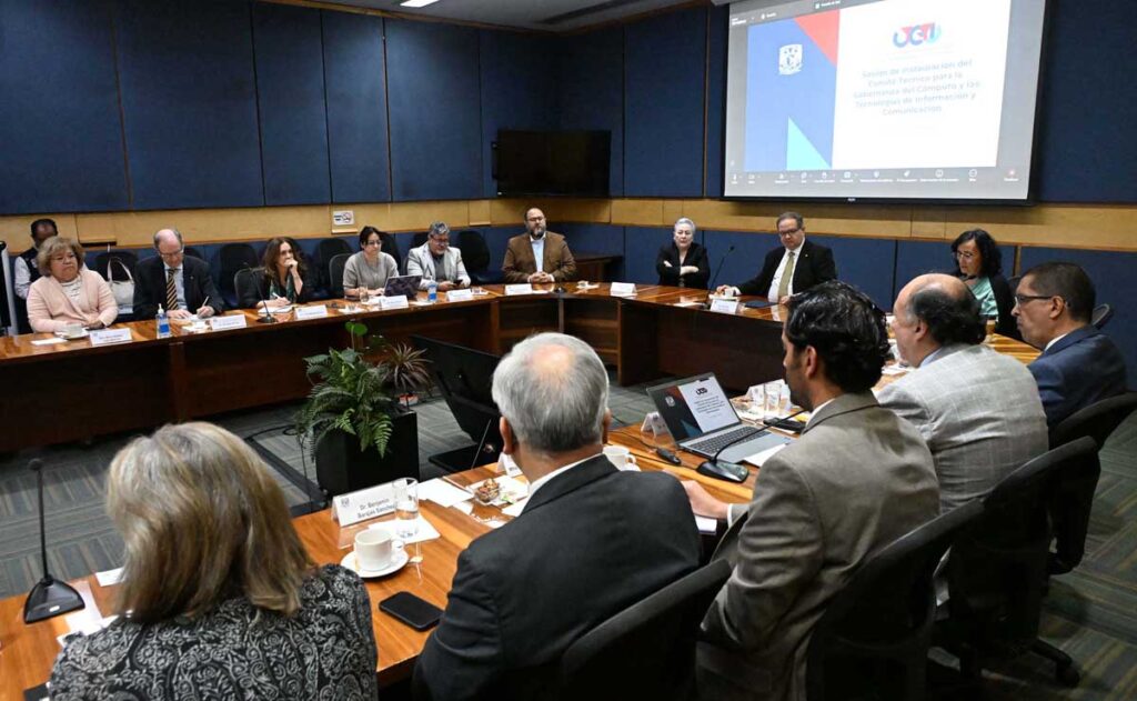 Rector Lomelí instala el Comité Técnico para la Gobernanza del Cómputo en la UNAM